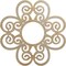 Ekena Millwork Cohen Wood Fretwork Pierced Ceiling Medallion, Birch, 16"OD x 5 1/2"ID x 1/4"T CMWP16X16X0250COBI - alternate 1